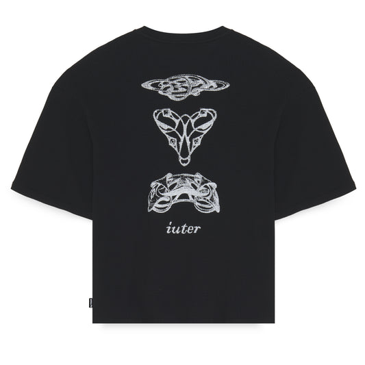 IUTER - Bijoux Waffle T-Shirt Black