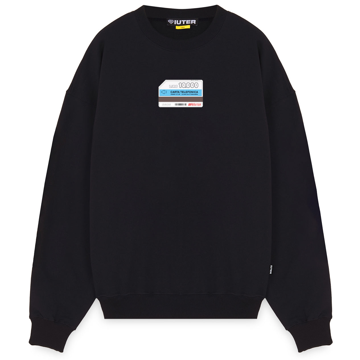 IUTER - Call Me Crewneck Black