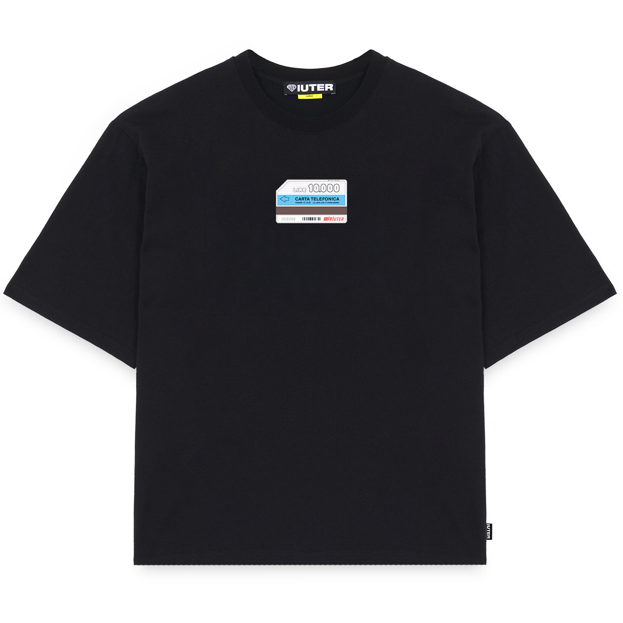 IUTER - Call Me T-Shirt Black