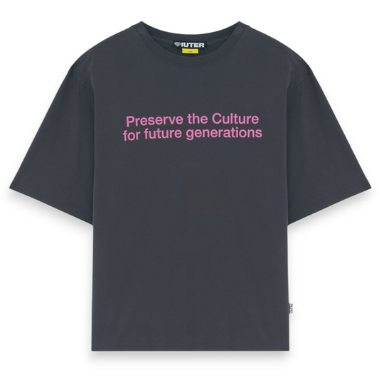 IUTER - Culture T-Shirt Asphalt