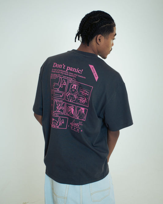 IUTER - Don't Panic T-Shirt Asphalt