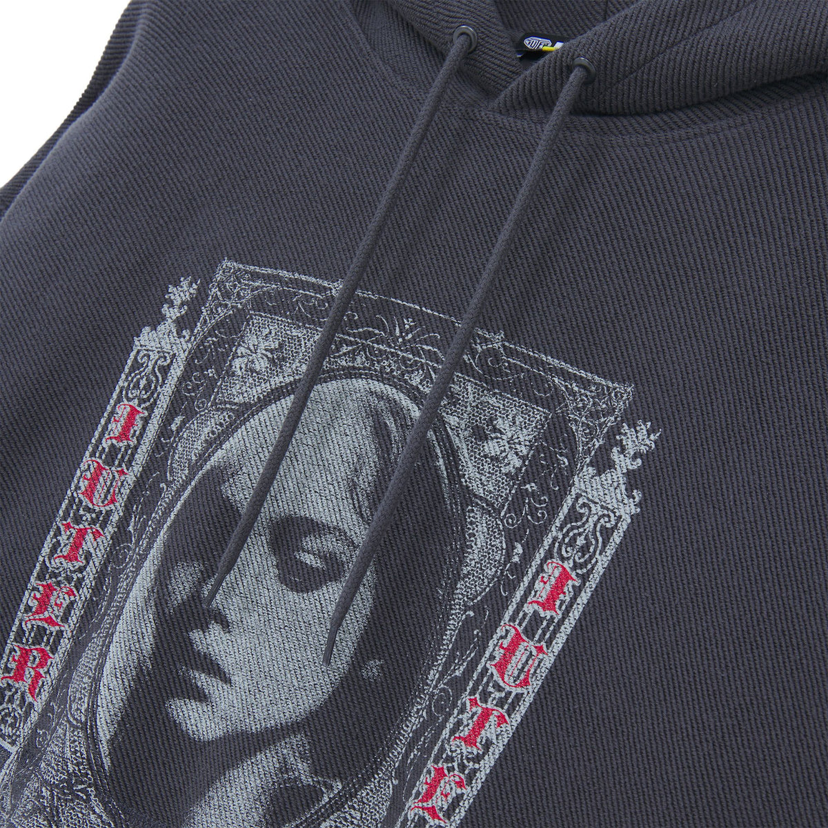IUTER - Fallen Love Reverse Hoodie Asphalt
