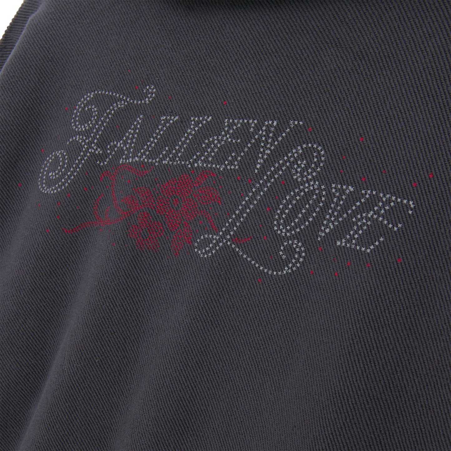 IUTER - Fallen Love Reverse Hoodie Asphalt