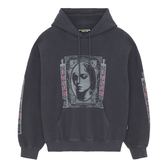IUTER - Fallen Love Reverse Hoodie Asphalt