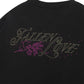 IUTER - Fallen Love Ribbed T-Shirt Black