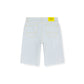 IUTER - Fringed Baggy Denim Shorts Stonewashed