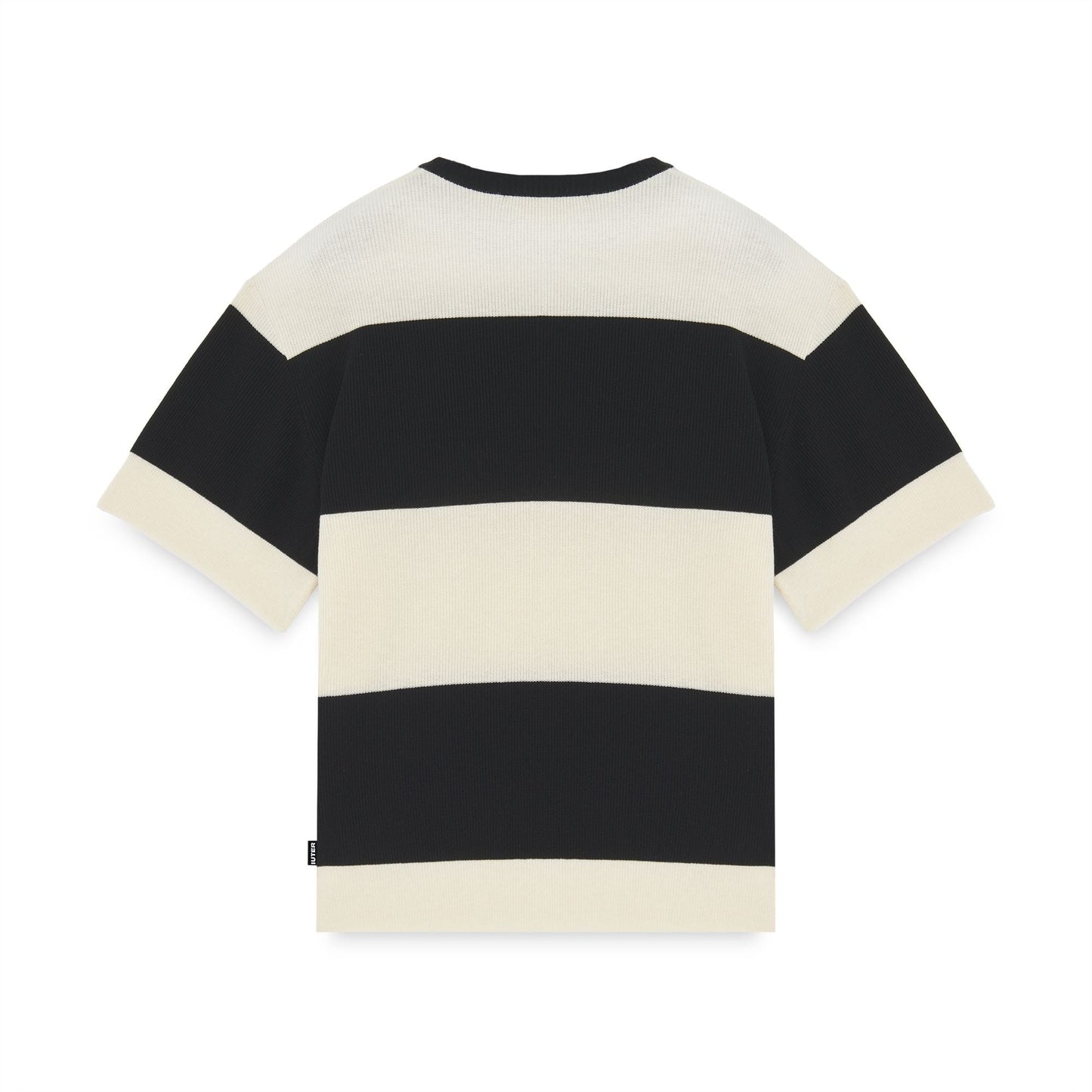 IUTER - Harmony Band Knit Over Tee Black