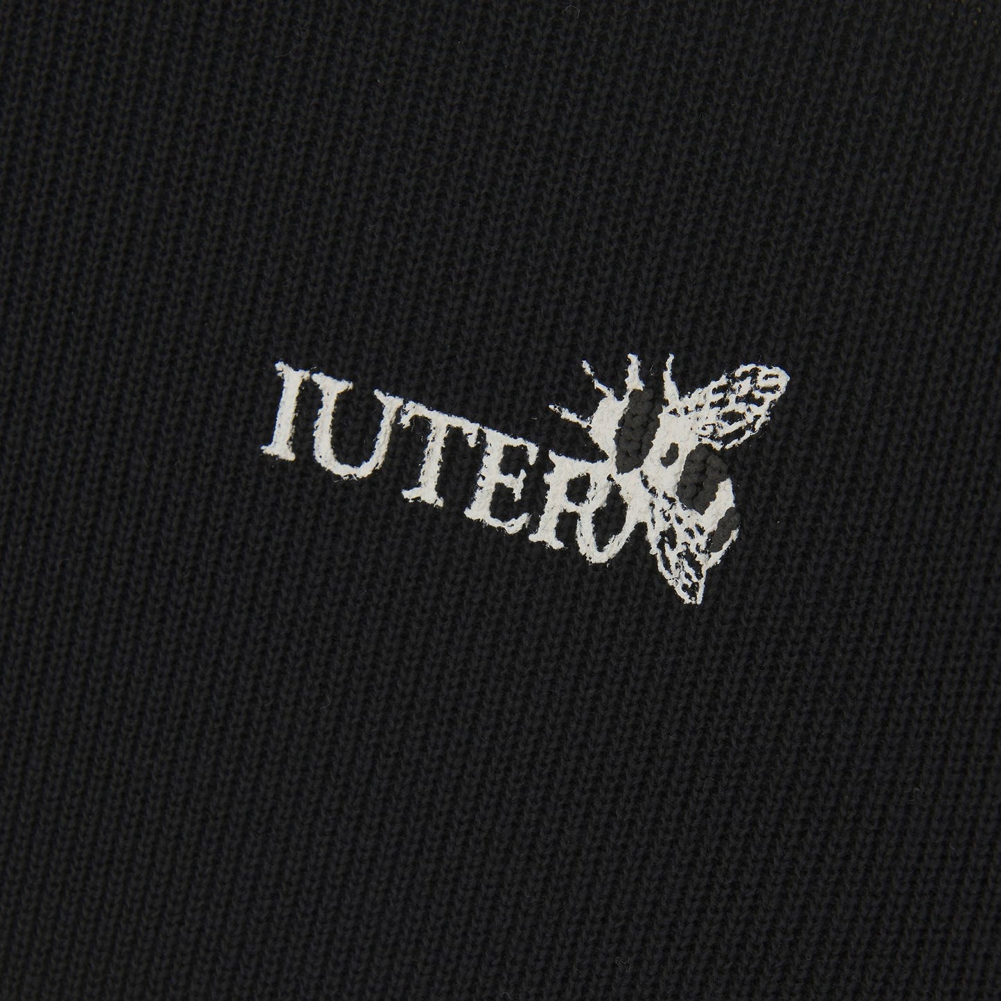 IUTER - Harmony Band Knit Over Tee Black