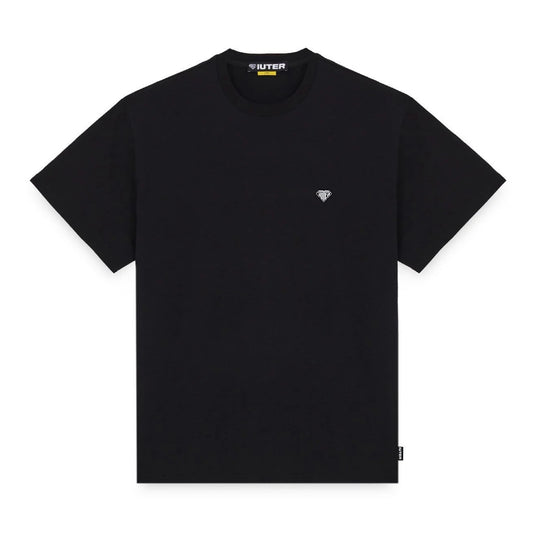 IUTER - Heart Logo T-Shirt Black