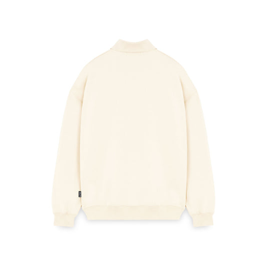 IUTER - Heart Logo Polo Sweater Cream