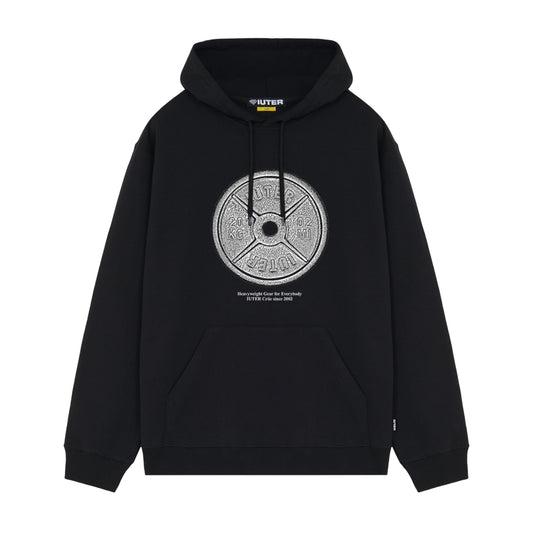 IUTER - Heavyweight Hoodie Black
