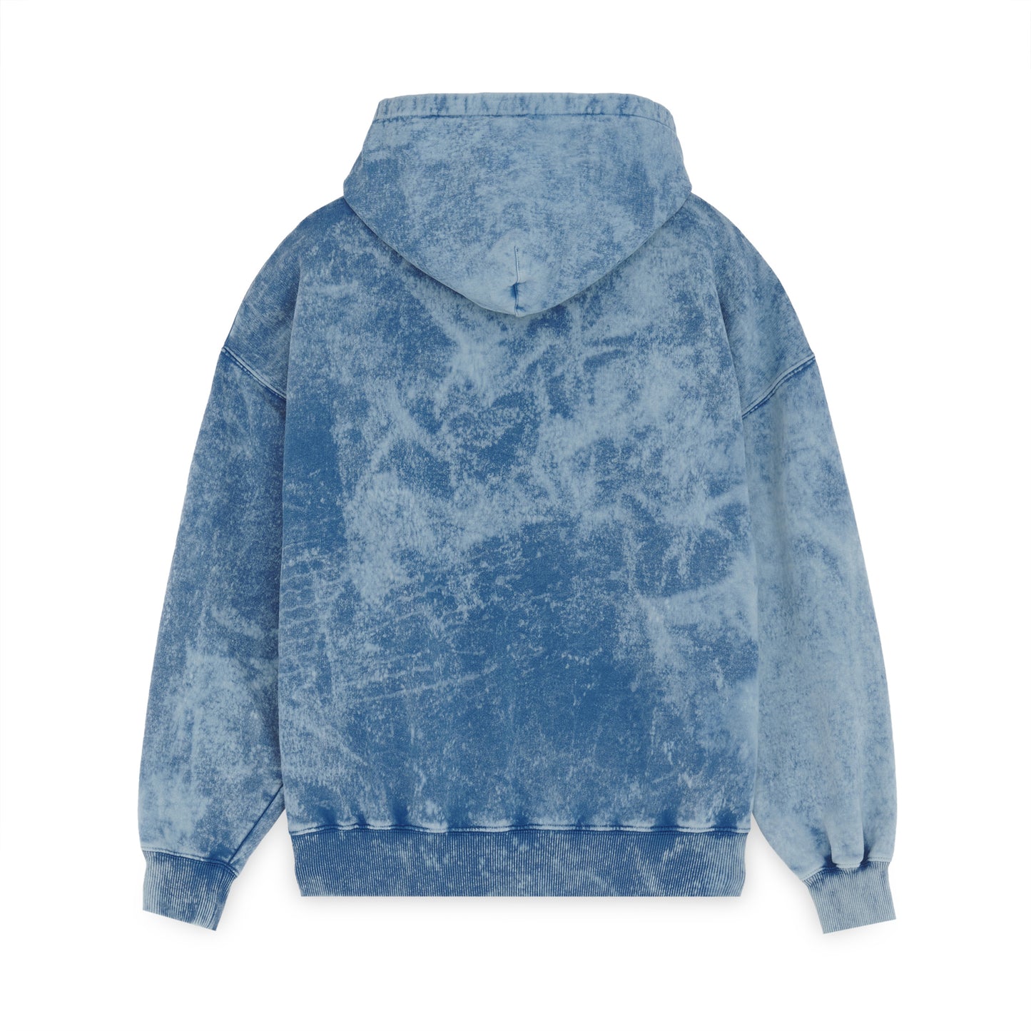 IUTER - Label Marble Hoodie Light Blue
