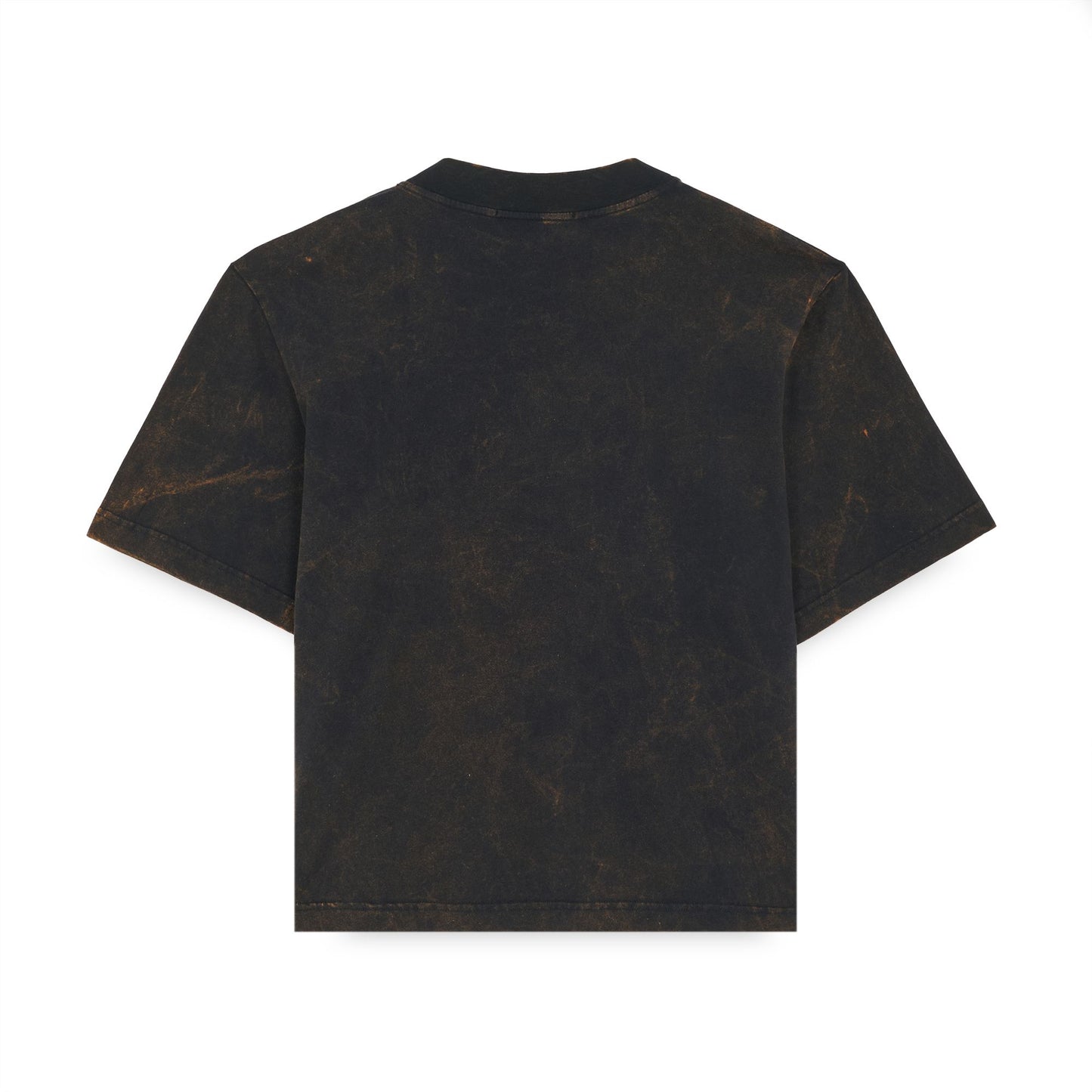 IUTER - Label Marble T-Shirt Black