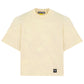 IUTER - Label Marble T-Shirt Cream
