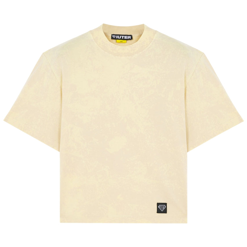 IUTER - Label Marble T-Shirt Cream