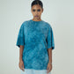 IUTER - Label Marble T-Shirt Light Blue