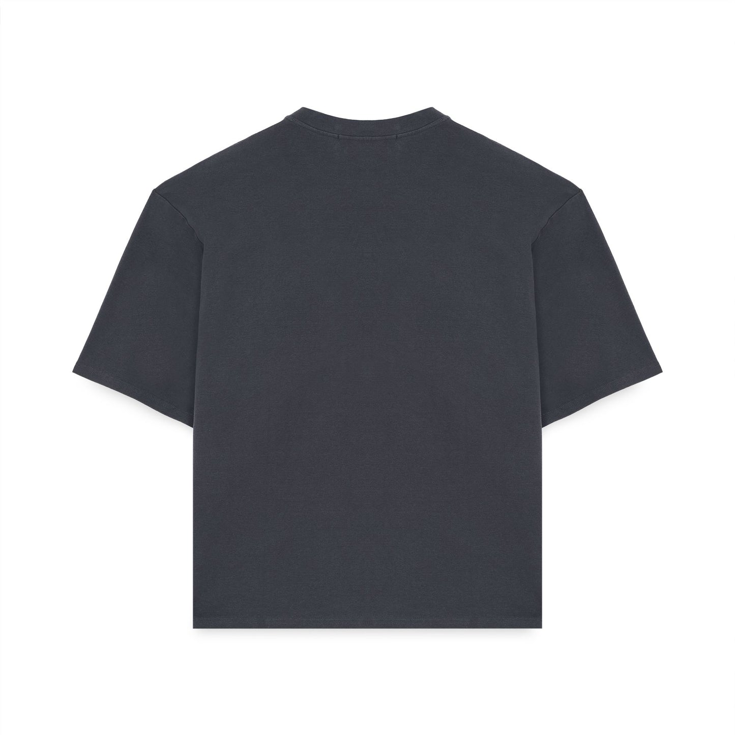 IUTER - Label Ribbed T-Shirt Asphalt