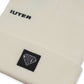 IUTER - Logo Fold Beanie White