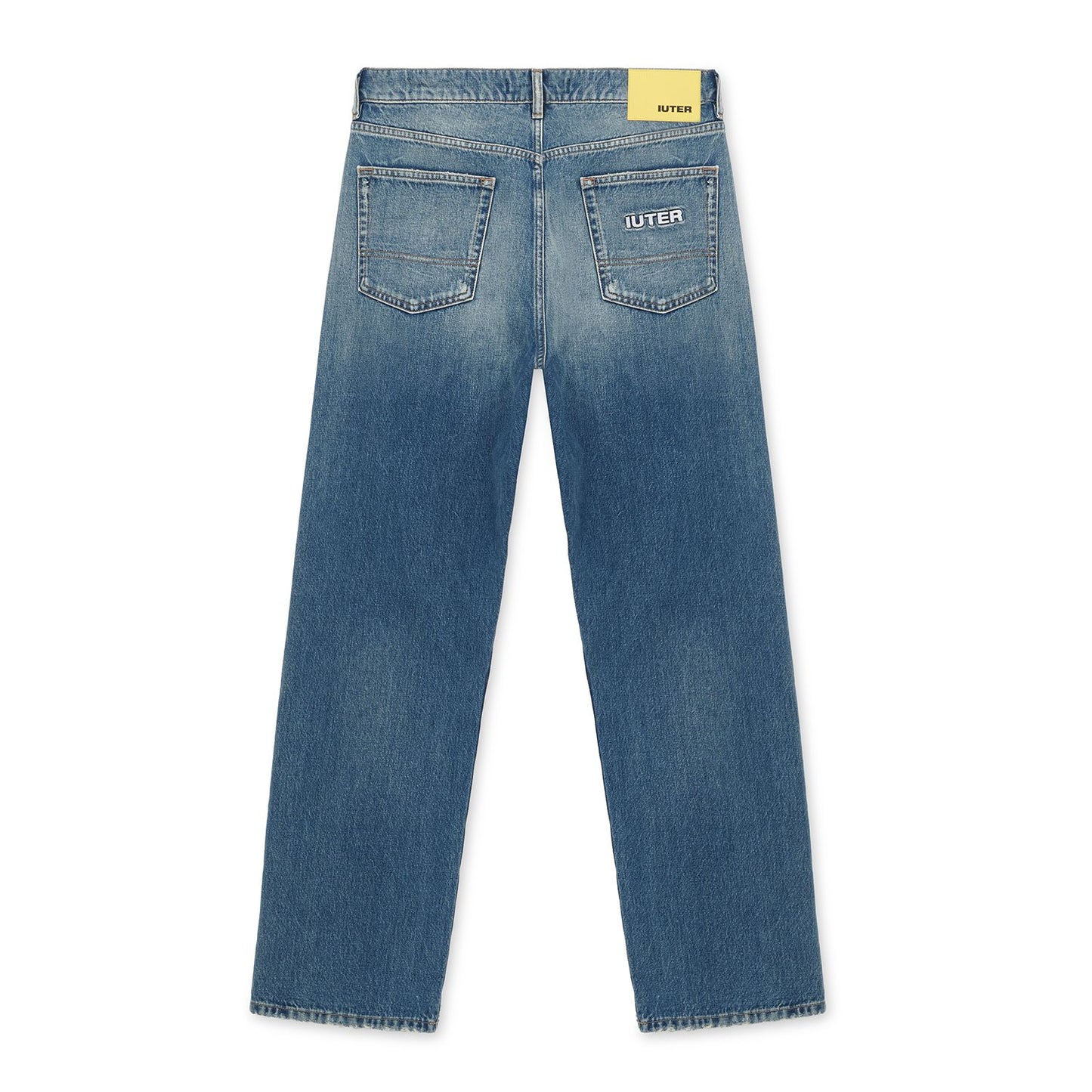 IUTER - Loose Denim Pants Medium Blue
