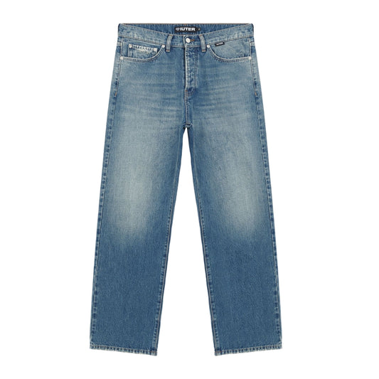 IUTER - Loose Denim Pants Medium Blue