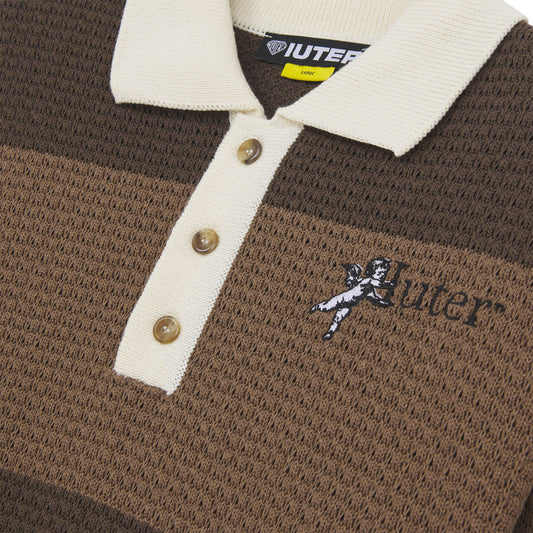 IUTER - Souls Knit Polo Brown