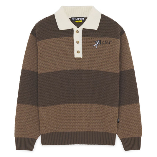 IUTER - Souls Knit Polo Brown