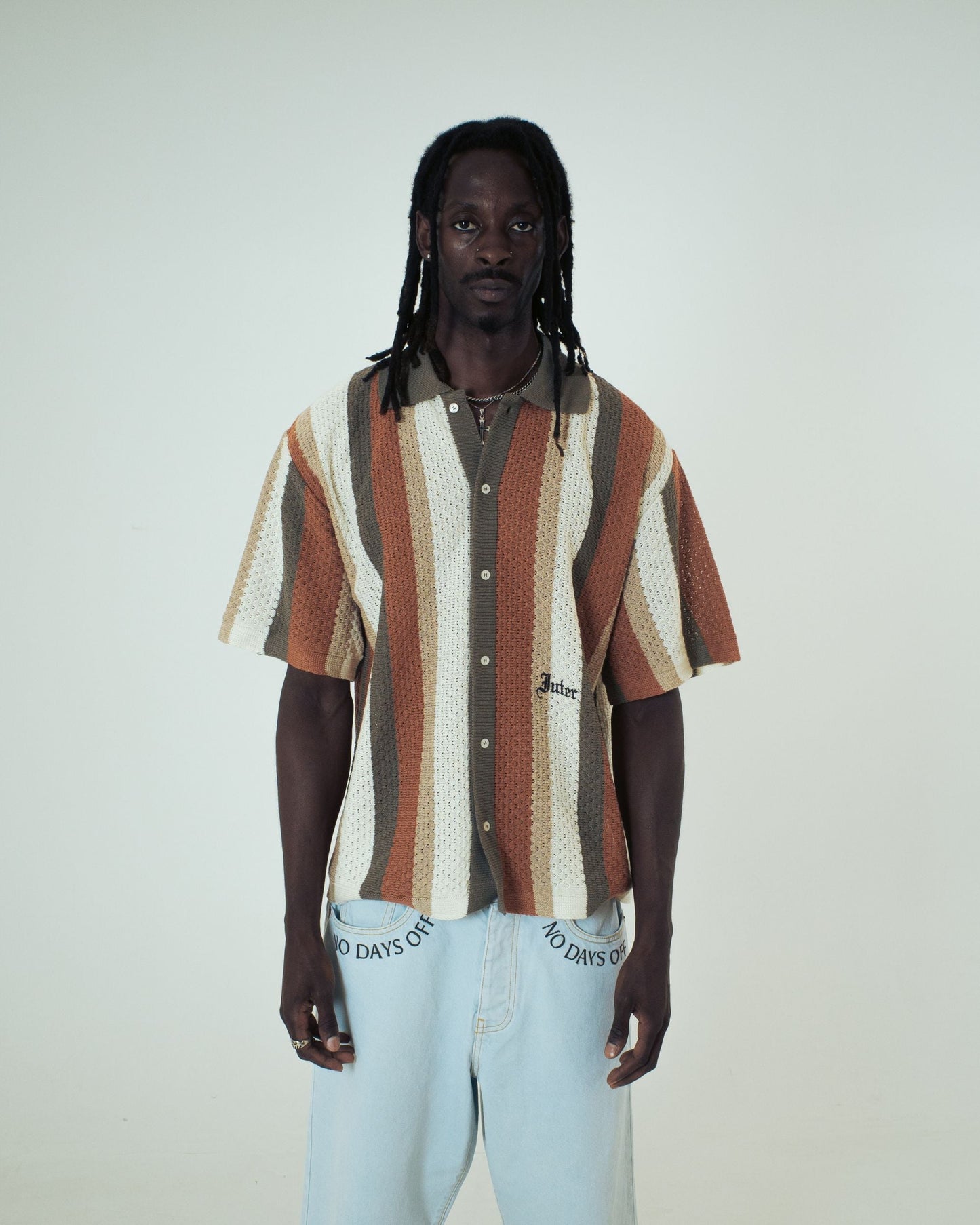 IUTER - Striped Knit Shirt