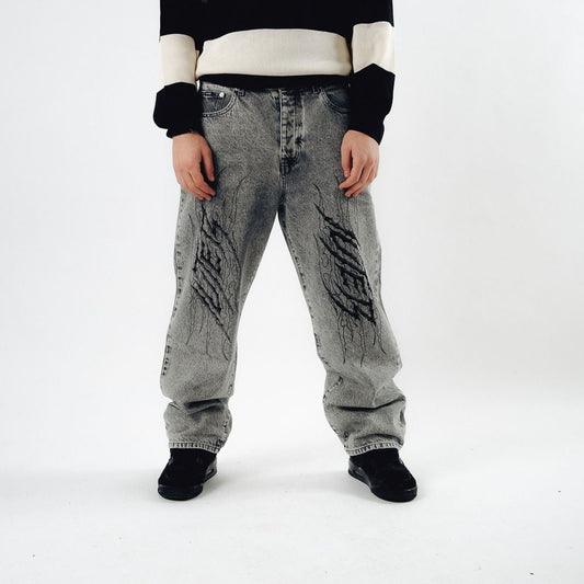 IUTER - Tribal Baggy Denim Pants