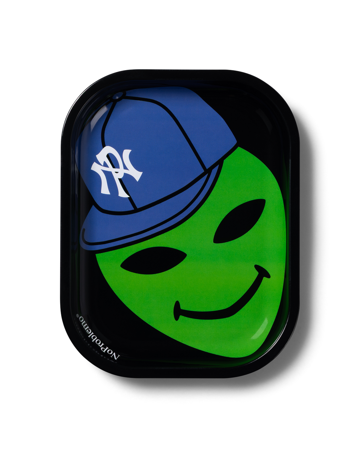 NO PROBLEMO - Alien Dude Metal Tray Black