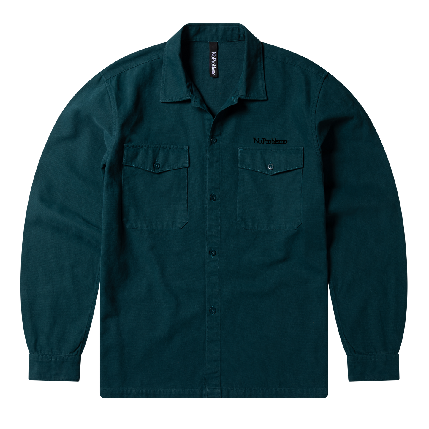 NO PROBLEMO - Canvas Work Shirt Teal