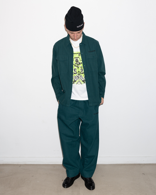 NO PROBLEMO - Canvas Work Pants Teal