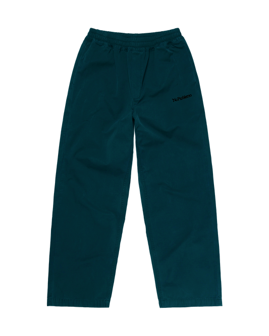 NO PROBLEMO - Canvas Work Pants Teal