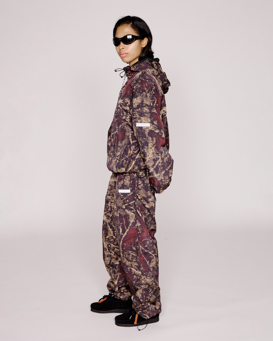 NO PROBLEMO - Forest Glitch Nylon Pant Camo