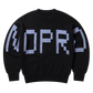 NO PROBLEMO - Gradient Knit Jumper Black