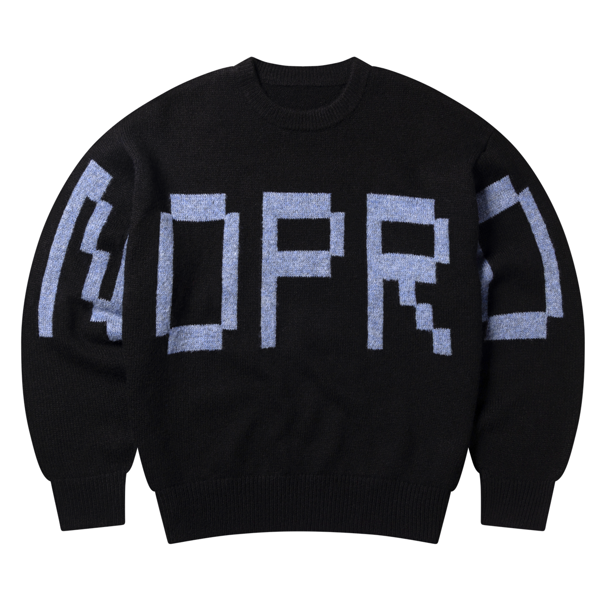 NO PROBLEMO - Gradient Knit Jumper Black