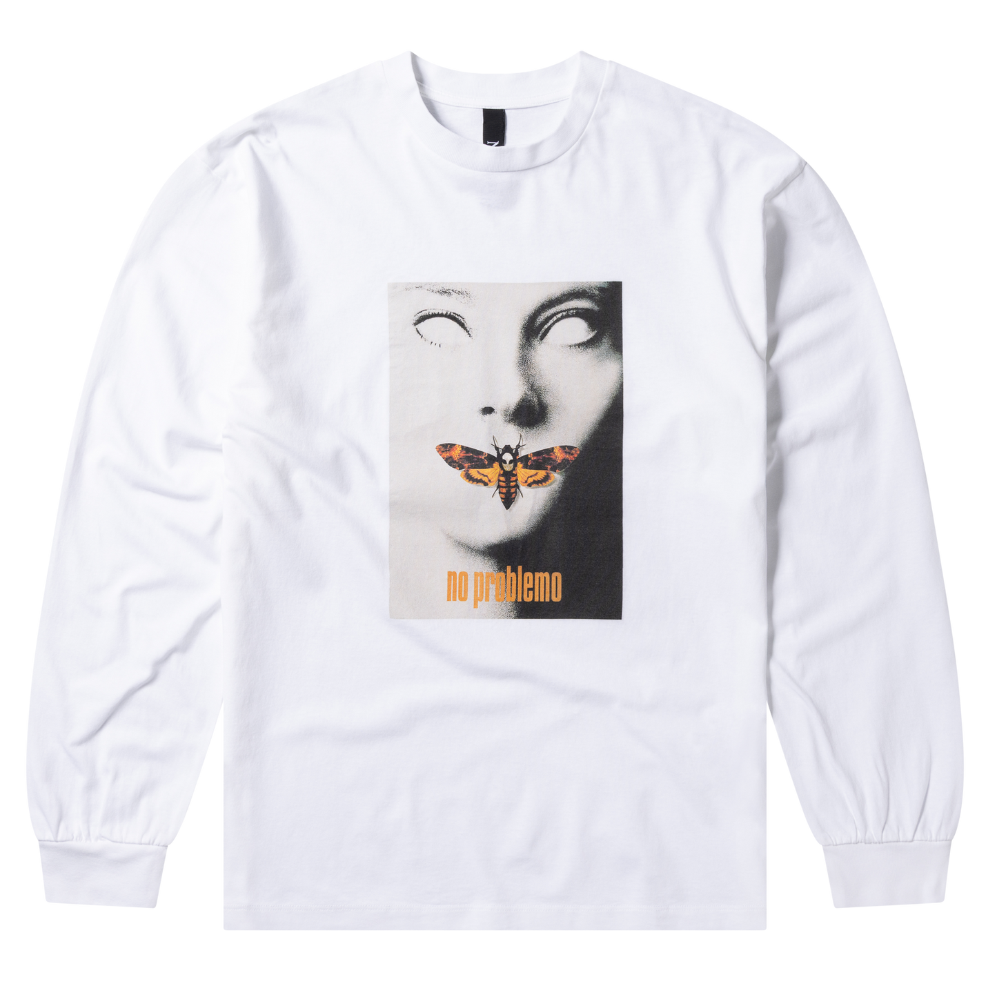 NO PROBLEMO - No Silence Longsleeve Tee White