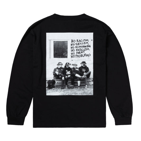 NO PROBLEMO - No War LS T-Shirt Black