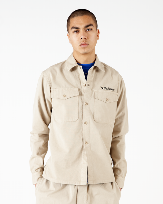 NO PROBLEMO - Mini Problemo Ripstop Work Shirt Sand