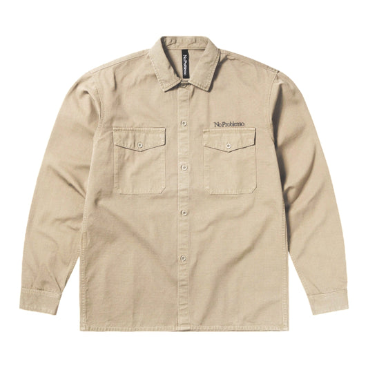 NO PROBLEMO - Mini Problemo Ripstop Work Shirt Sand
