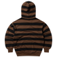 NO PROBLEMO - Striped Hoodie Brown