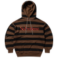 NO PROBLEMO - Striped Hoodie Brown