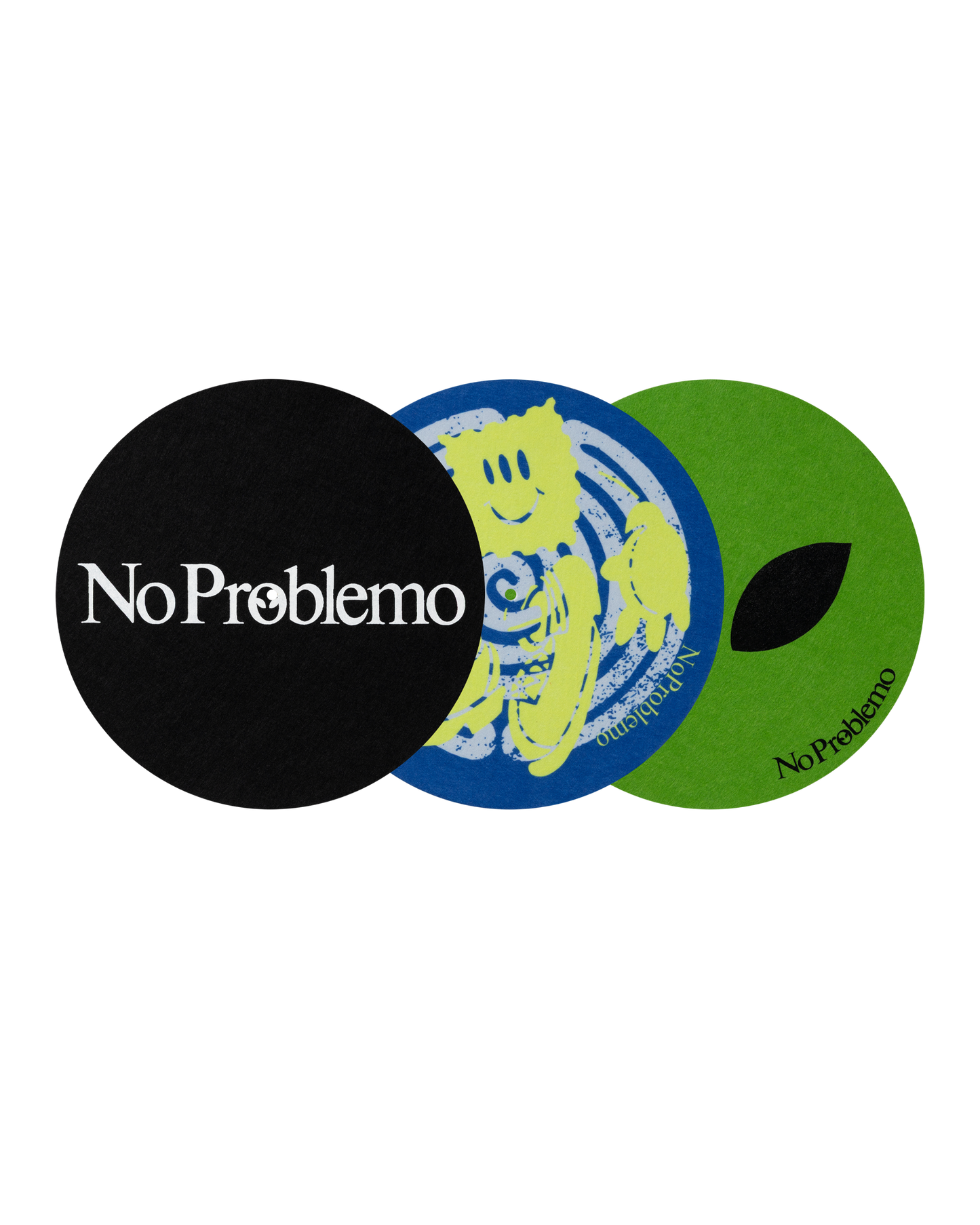 NO PROBLEMO - Turntable Slipmats 3 Pack