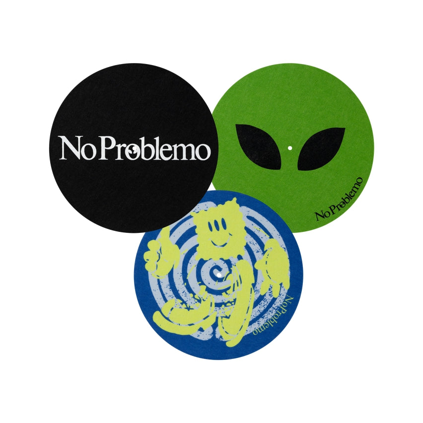 NO PROBLEMO - Turntable Slipmats 3 Pack