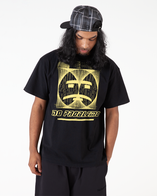 NO PROBLEMO - Dot Vortex T-Shirt Black