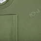 POLAR SKATE - Contrast Tee Stroke Logo Moss Green
