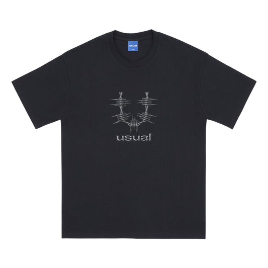 USUAL - Metal T-Shirt Black