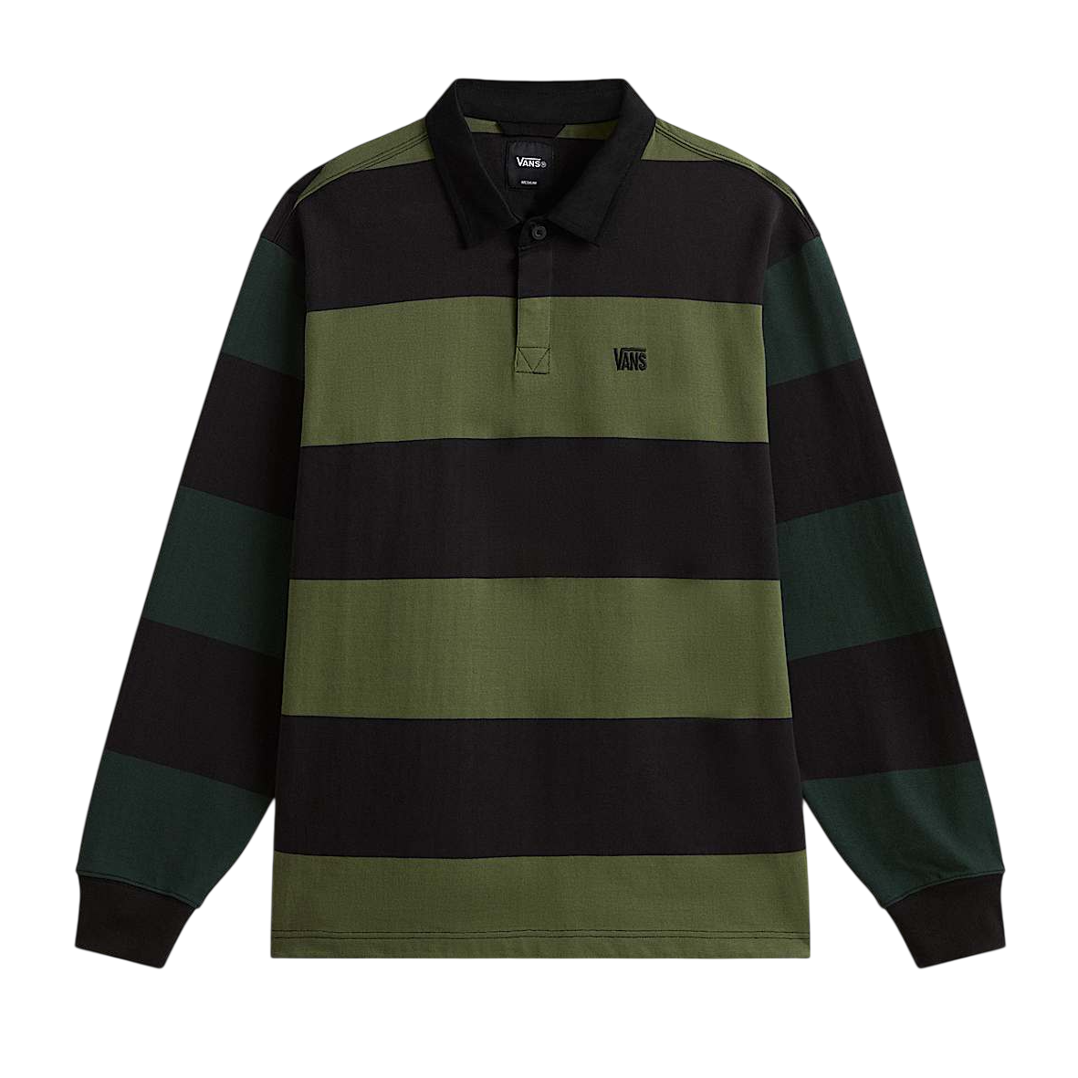 VANS - 2-Tone Stripe Polo Ward Rugby LS