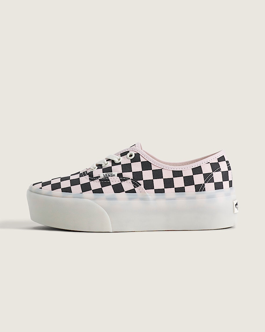 VANS - Authentic Stackform Checkerboard Pale Petal Pink