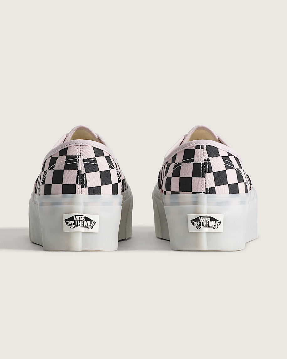 VANS - Authentic Stackform Checkerboard Pale Petal Pink