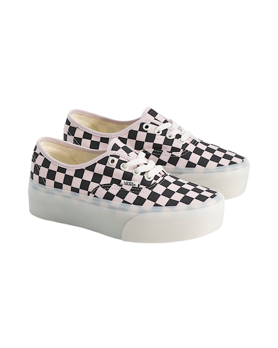 VANS - Authentic Stackform Checkerboard Pale Petal Pink